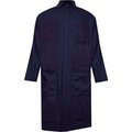 National Safety Apparel ArcGuard Flame Resistant Lab Coat, UltraSoft, M, Navy, C09UPLC C09UPLCMD42